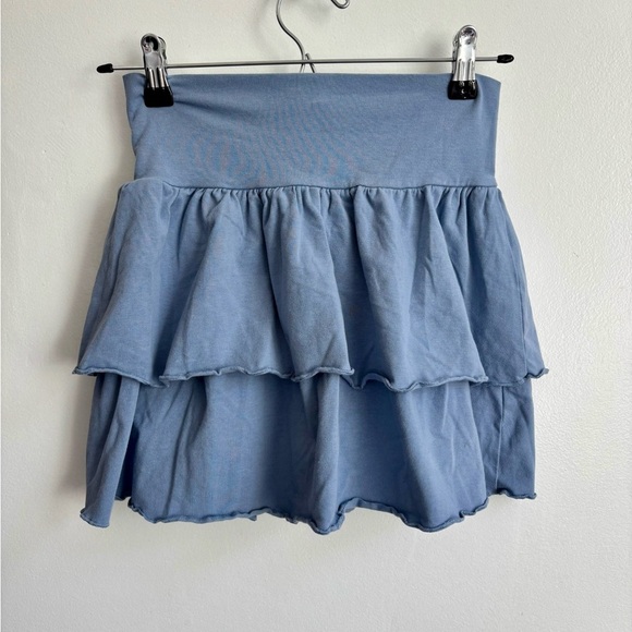 H&M Kids Light Blue Tiered Mini Skirt - Picture 2 of 5